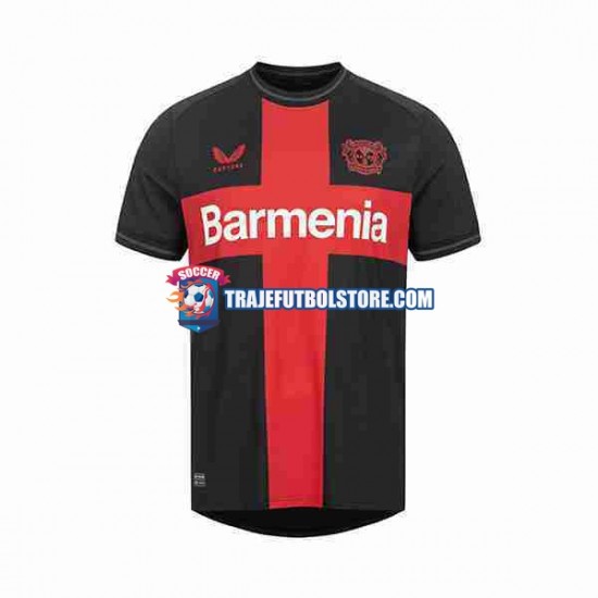 Camiseta 1ª Bayer 04 Leverkusen Hombre 2023-2024 Manga Corta