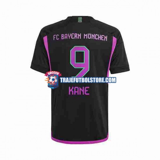 Camiseta 2ª Bayern de Múnich Harry Kane 9 Hombre 2023-2024 Manga Corta