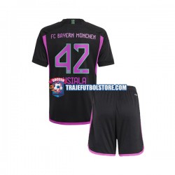 Camiseta 2ª Bayern de Múnich Jamal Musiala 42 Niño 2023-2024 Manga Corta