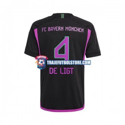 Camiseta 2ª Bayern de Múnich Matthijs de Ligt 4 Hombre 2023-2024 Manga Corta