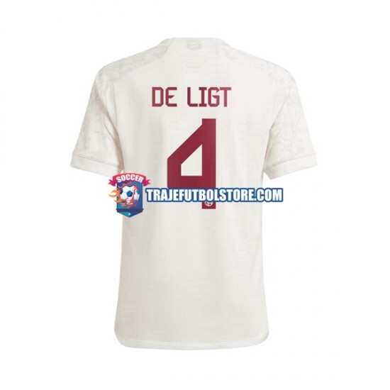 Camiseta 3ª Bayern de Múnich Matthijs de Ligt 4 Hombre 2023-2024 Manga Corta
