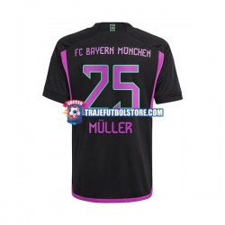 Camiseta 2ª Bayern de Múnich Thomas Muller 25 Hombre 2023-2024 Manga Corta