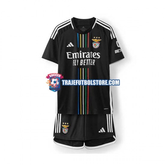 Camiseta 2ª Benfica Niño 2023-2024 Manga Corta
