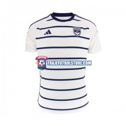 Camiseta 2ª Bordeaux Hombre 2023-2024 Manga Corta