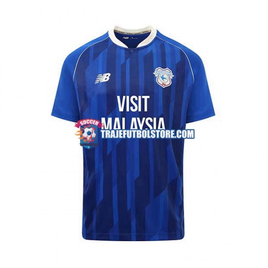 Camiseta 1ª Cardiff City Hombre 2023-2024 Manga Corta