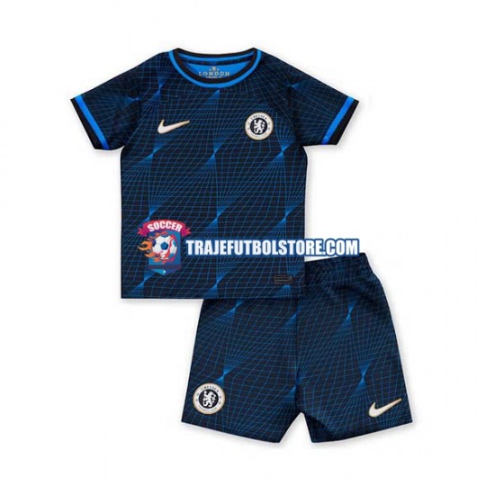 Camiseta 2ª Chelsea Niño 2023-2024 Manga Corta