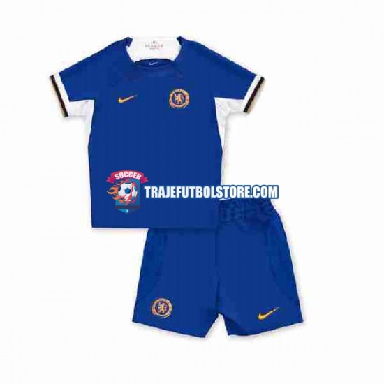 Camiseta 1ª Chelsea Niño 2023-2024 Manga Corta