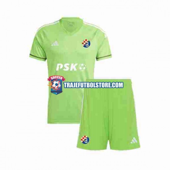 Camiseta 1ª Dinamo Zagreb Portero Niño 2023-2024 Manga Corta