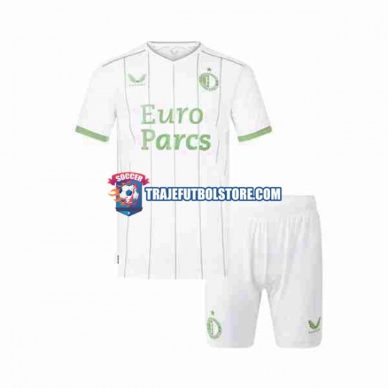 Camiseta 3ª Feyenoord Rotterdam Niño 2023-2024 Manga Corta