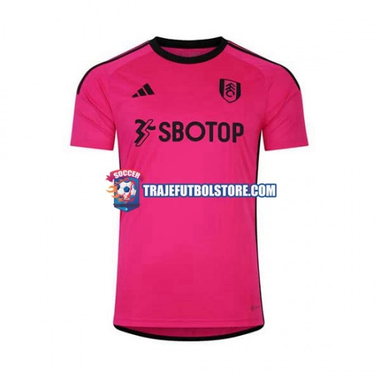 Camiseta 2ª Fulham Hombre 2023-2024 Manga Corta