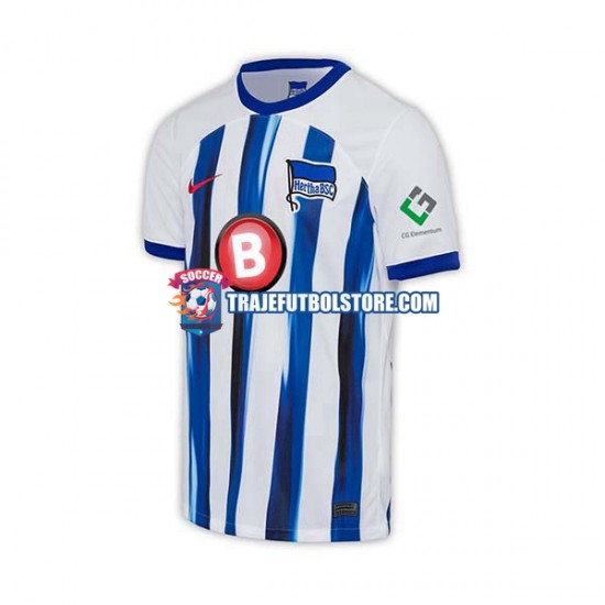 Camiseta 1ª Hertha BSC Hombre 2023-2024 Manga Corta