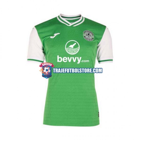 Camiseta 1ª Hibernian Hombre 2023-2024 Manga Corta
