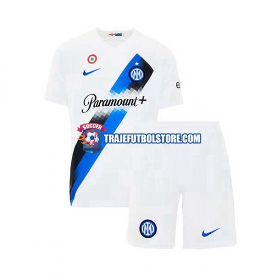 Camiseta 2ª Inter Milan Niño 2023-2024 Manga Corta