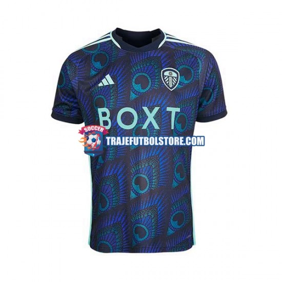 Camiseta 2ª Leeds United Hombre 2023-2024 Manga Corta
