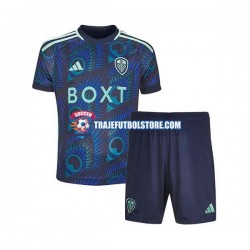 Camiseta 2ª Leeds United Niño 2023-2024 Manga Corta