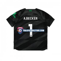 Camiseta 2ª Liverpool A.Becker 1 Portero Hombre 2023-2024 Manga Corta