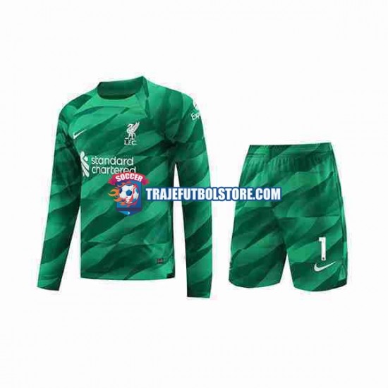 Camiseta 1ª Liverpool A.Becker 1 Portero Niño 2023-2024 ML