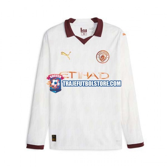 Camiseta 2ª Manchester City Hombre 2023-2024 ML