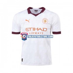 Camiseta 2ª Manchester City Hombre 2023-2024 Manga Corta