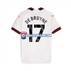 Camiseta 2ª Manchester City Kevin De Bruyne 17 Hombre 2023-2024 Manga Corta