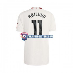 Camiseta 3ª Manchester United Rasmus Hojlund 11 Hombre 2023-2024 Manga Corta