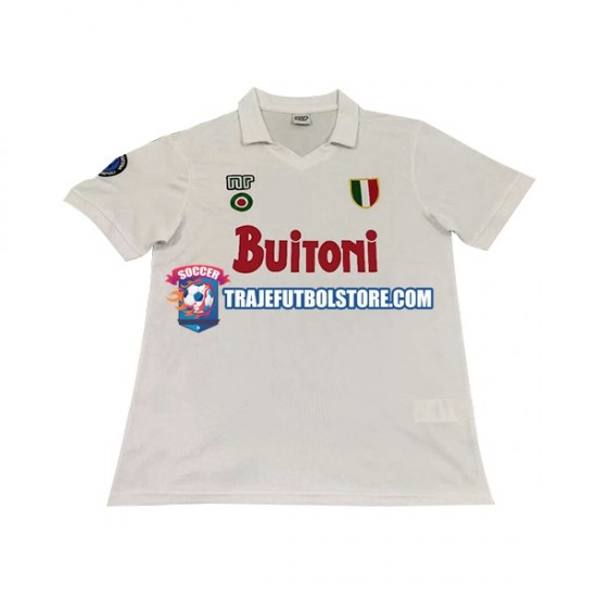 Camiseta 2ª Napoli 1987 1988 Retro Hombre Manga Corta