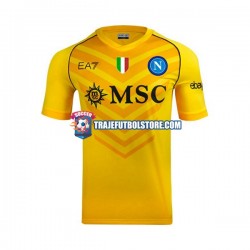 Camiseta 2ª Napoli Portero Hombre 2023-2024 Manga Corta