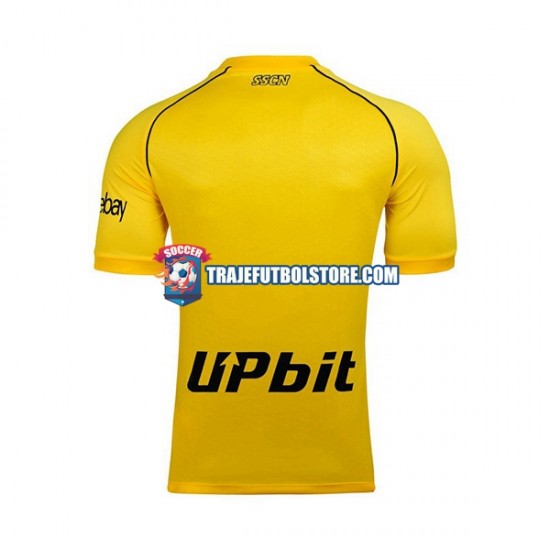Camiseta 2ª Napoli Portero Hombre 2023-2024 Manga Corta