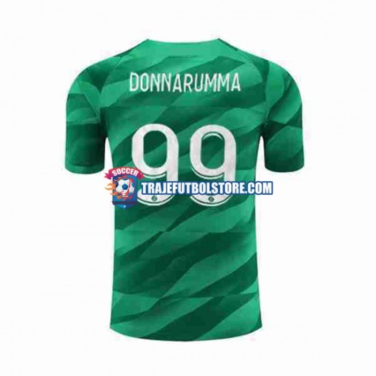 Camiseta 1ª Paris Saint-Germain Donnarumma 99 Portero Hombre 2023-2024 Manga Corta