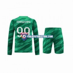 Camiseta 1ª Paris Saint-Germain Donnarumma 99 Portero Niño 2023-2024 ML