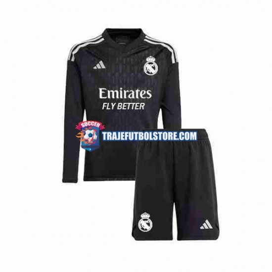 Camiseta 2ª Real Madrid Portero Niño 2023-2024 ML