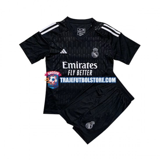 Camiseta 2ª Real Madrid Portero Niño 2023-2024 Manga Corta