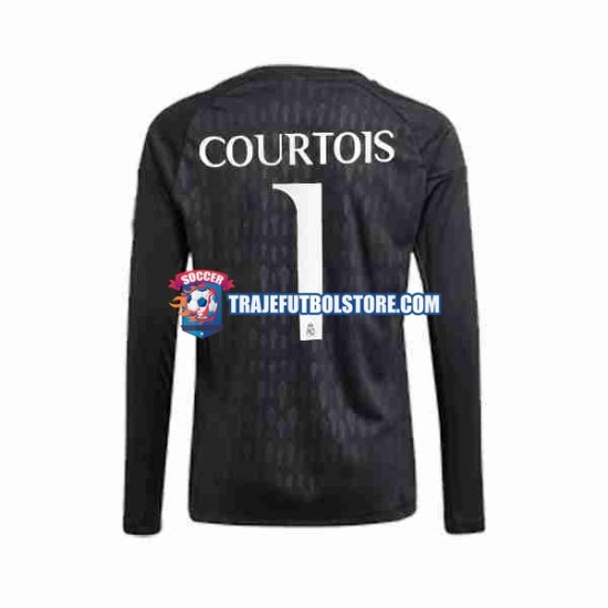 Camiseta 2ª Real Madrid Thibaut Courtois 1 Portero Hombre 2023-2024 ML