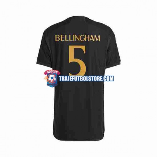 Camiseta 3ª Real Madrid Jude Bellingham 5 Hombre 2023-2024 Manga Corta