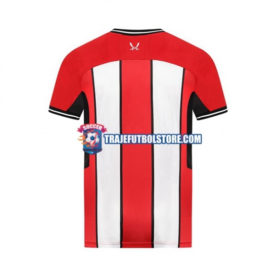 Camiseta 1ª Sheffield United Hombre 2023-2024 Manga Corta