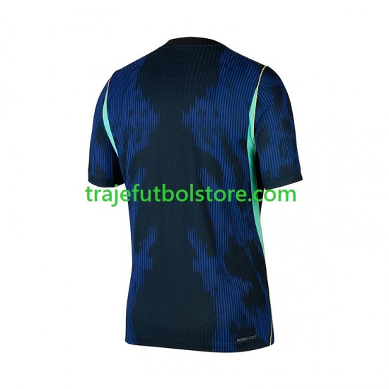 Camiseta 2ª Brasil Hombre Copa Mundial 2026 Manga Corta