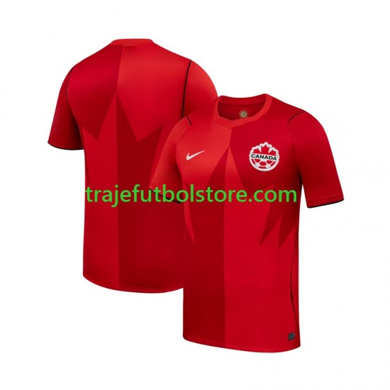 Camiseta 1ª Canadá Hombre Copa Mundial 2026 Manga Corta