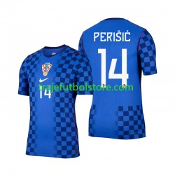 Camiseta 2ª Croacia Ivan Perisic 14 Hombre Copa Mundial 2026 Manga Corta