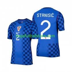Camiseta 2ª Croacia Josip Stanisic 2 Hombre Copa Mundial 2026 Manga Corta