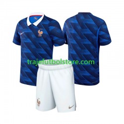 Camiseta 1ª Francia Niño Copa Mundial 2026 Manga Corta