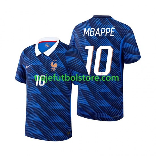 Camiseta 1ª Francia Mbappé Kylian 10 Hombre Copa Mundial 2026 Manga Corta