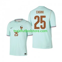 Camiseta 2ª Francia Rayan Cherki 25 Hombre Copa Mundial 2026 Manga Corta