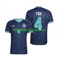 Camiseta 2ª Alemania Jonathan Tah 4 Hombre Copa Mundial 2026 Manga Corta