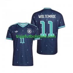 Camiseta 2ª Alemania Nick Woltemade 11 Hombre Copa Mundial 2026 Manga Corta
