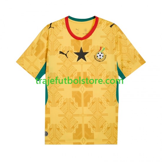 Camiseta 2ª Ghana Hombre Copa Mundial 2026 Manga Corta