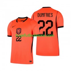 Camiseta 1ª Países Bajos Denzel Dumfries 22 Hombre Copa Mundial 2026 Manga Corta