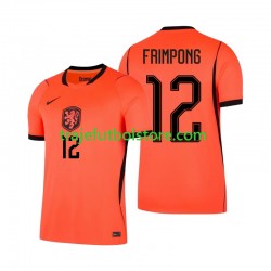 Camiseta 1ª Países Bajos Jeremie Frimpong 12 Hombre Copa Mundial 2026 Manga Corta