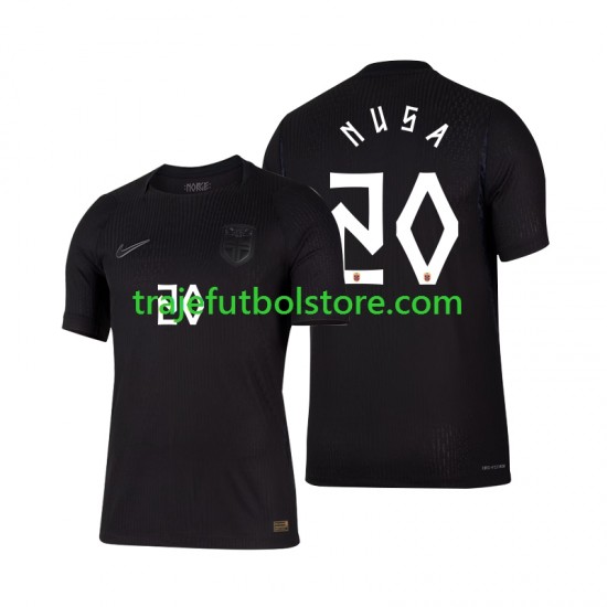 Camiseta 2ª Noruega Antonio Nusa 20 Hombre Copa Mundial 2026 Manga Corta