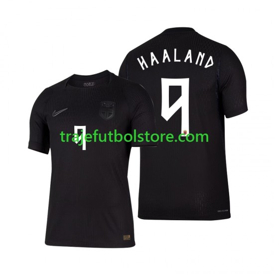 Camiseta 2ª Noruega Erling Haaland 9 Hombre Copa Mundial 2026 Manga Corta