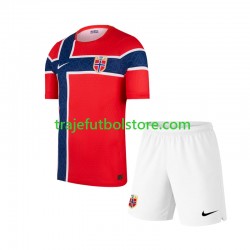 Camiseta 1ª Noruega Niño Copa Mundial 2026 Manga Corta